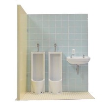 마일스톤/아오시마 우리들의 1/12 남자화장실 액션피규어 배경용 프라모델